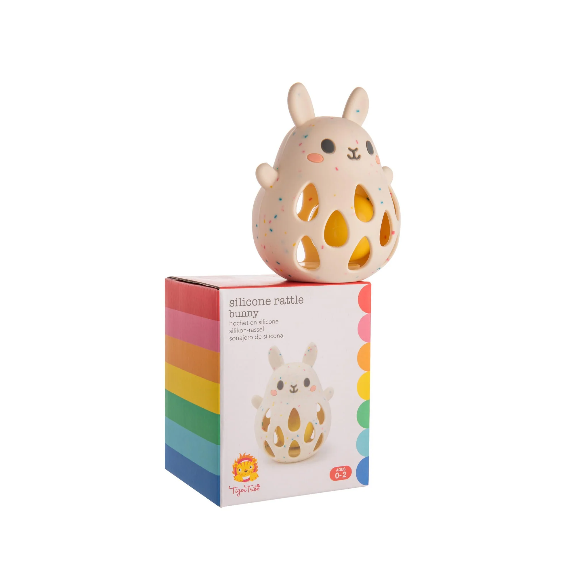 SILICONE BUNNY RATTLE