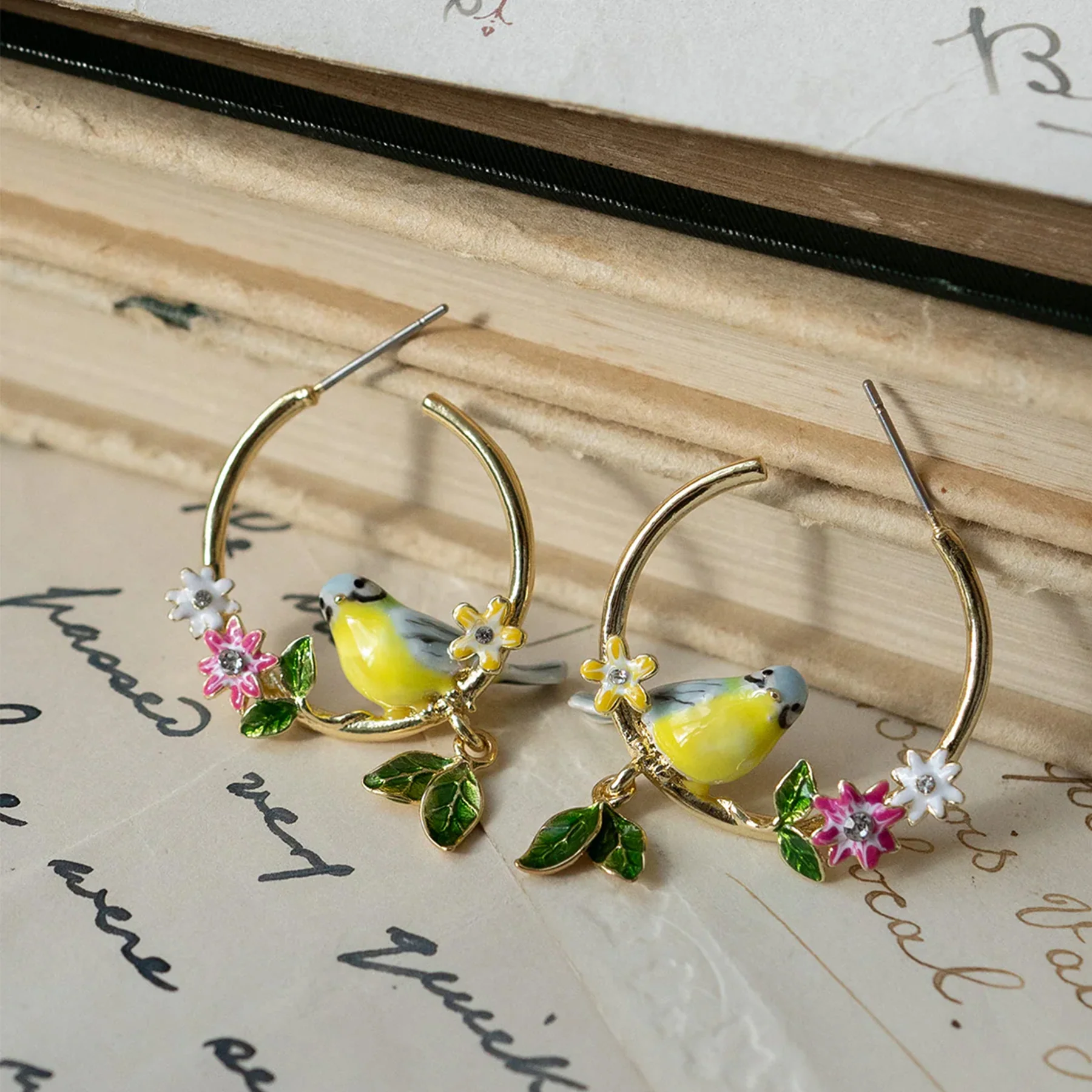 SONGBIRD HOOP EARRINGS - Image 3