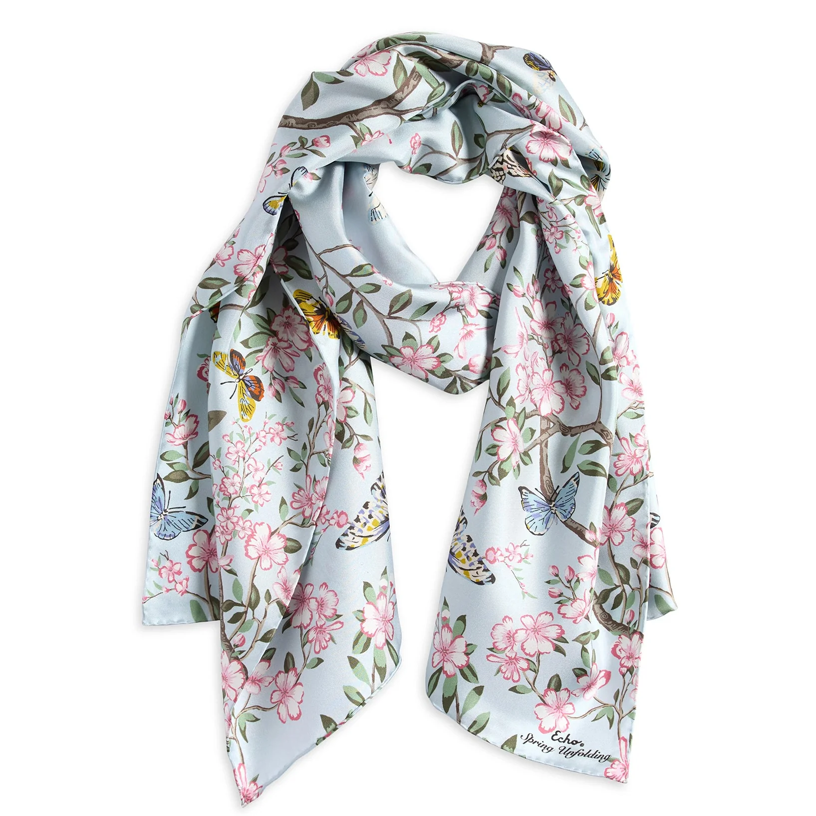 SPRING BLOSSOMS LONG SCARF