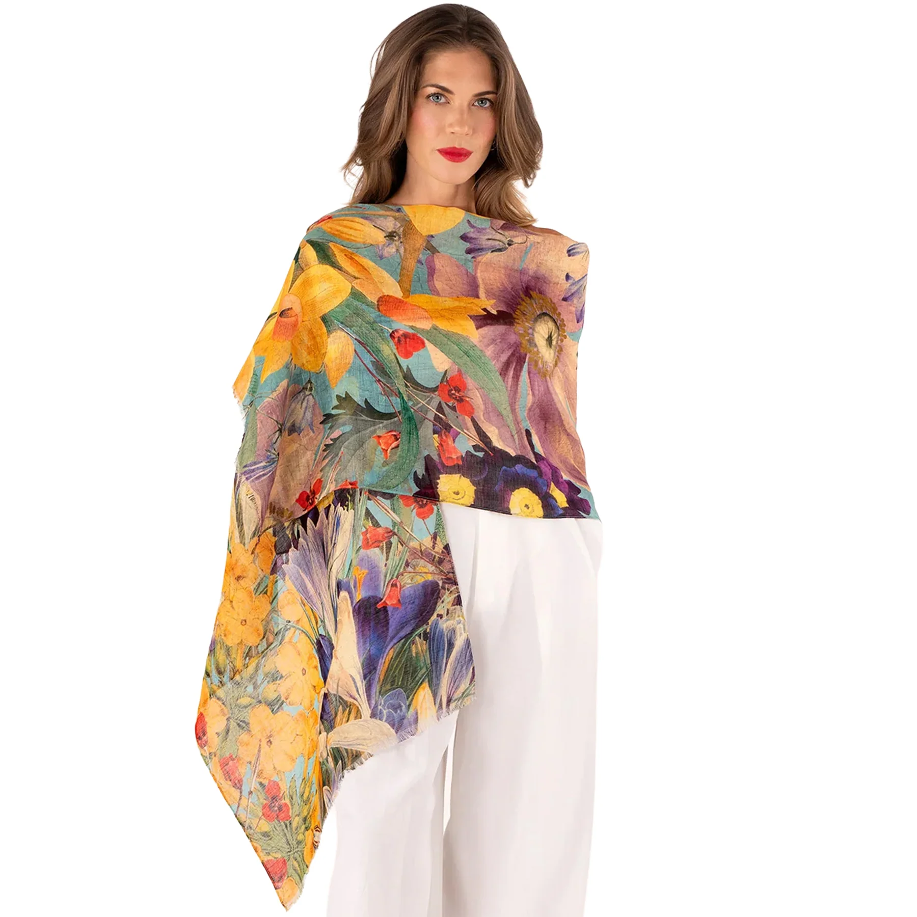 SPRING FLORALS SCARF
