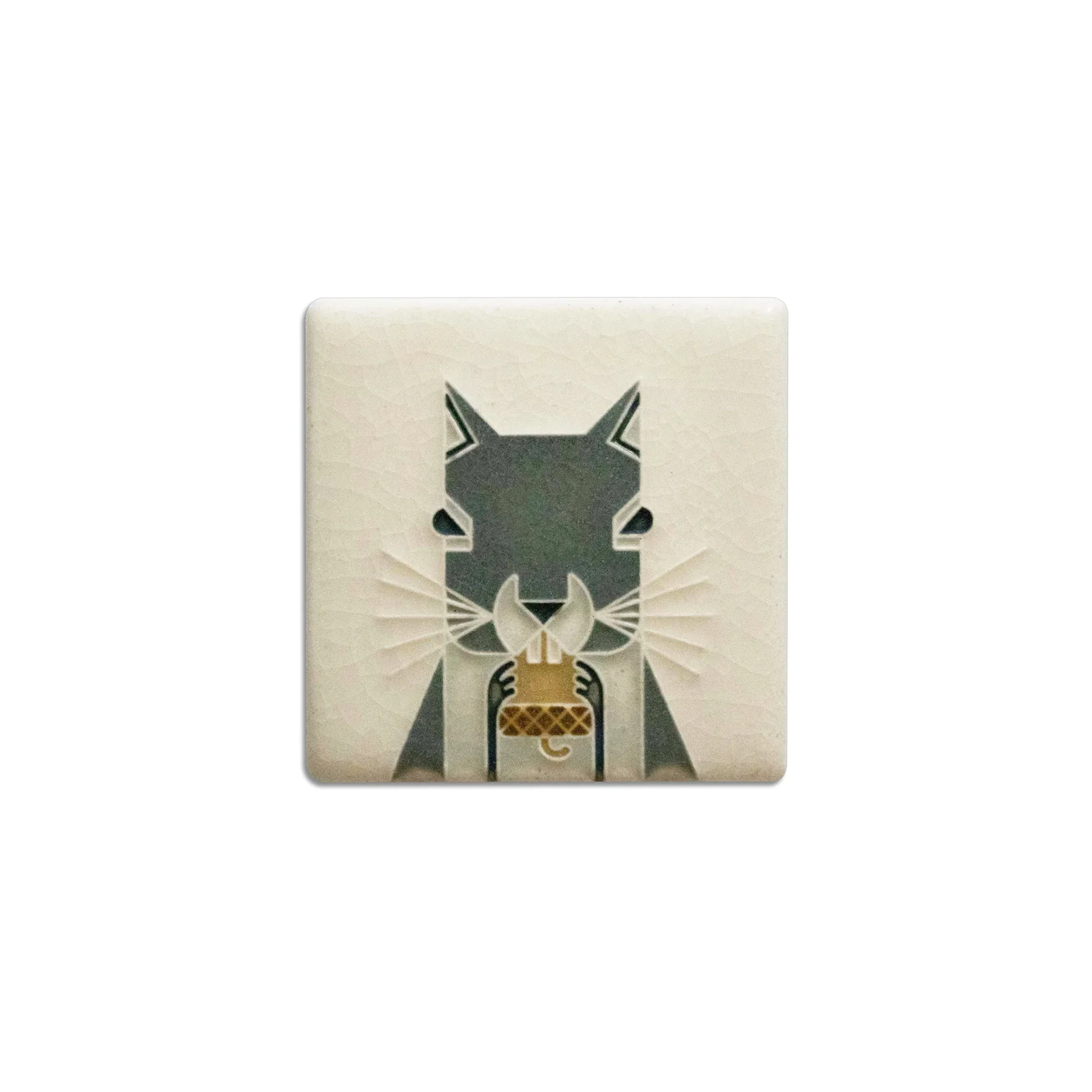 SQUIRREL CREAM —3 X 3 TILE