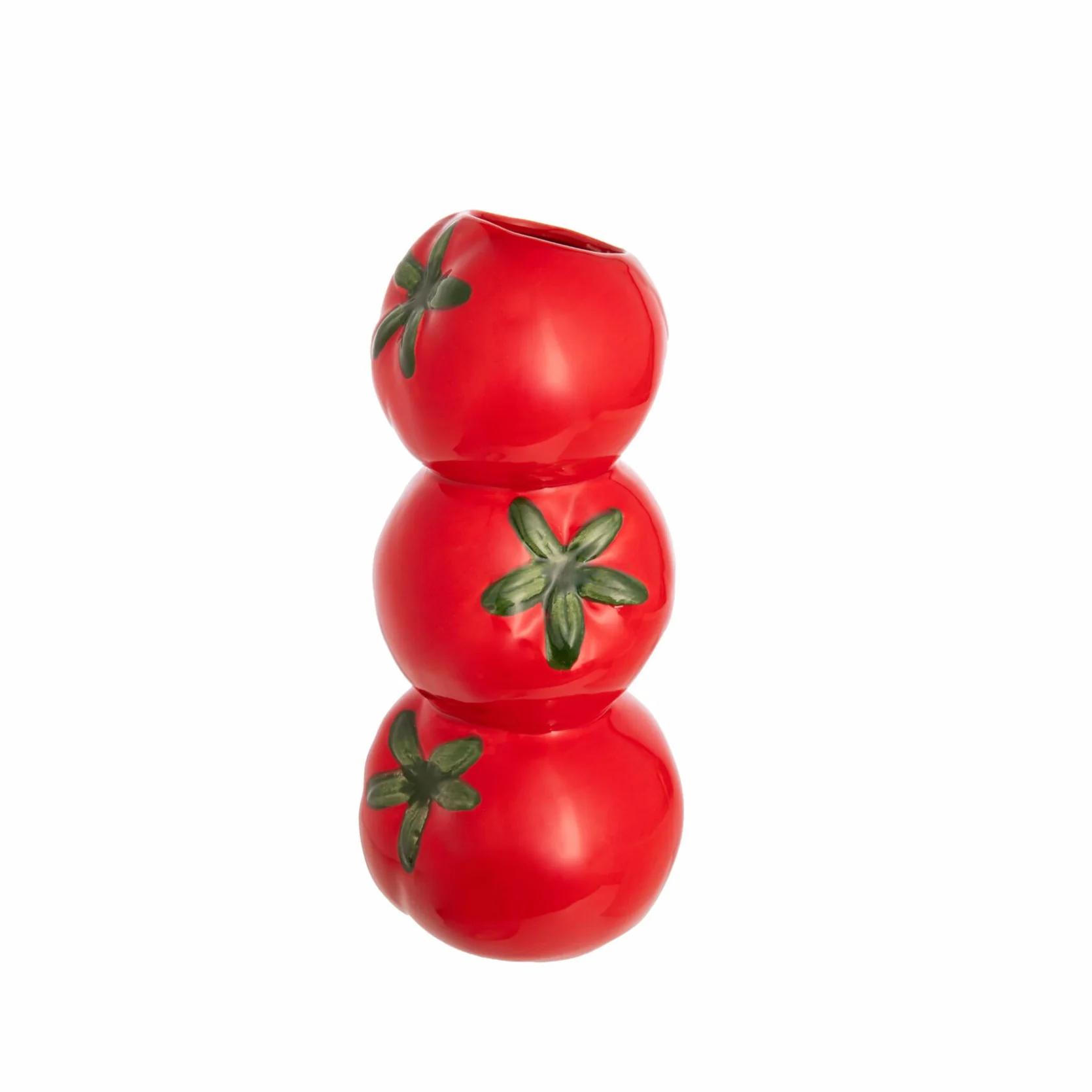 STACKED TOMATO VASE