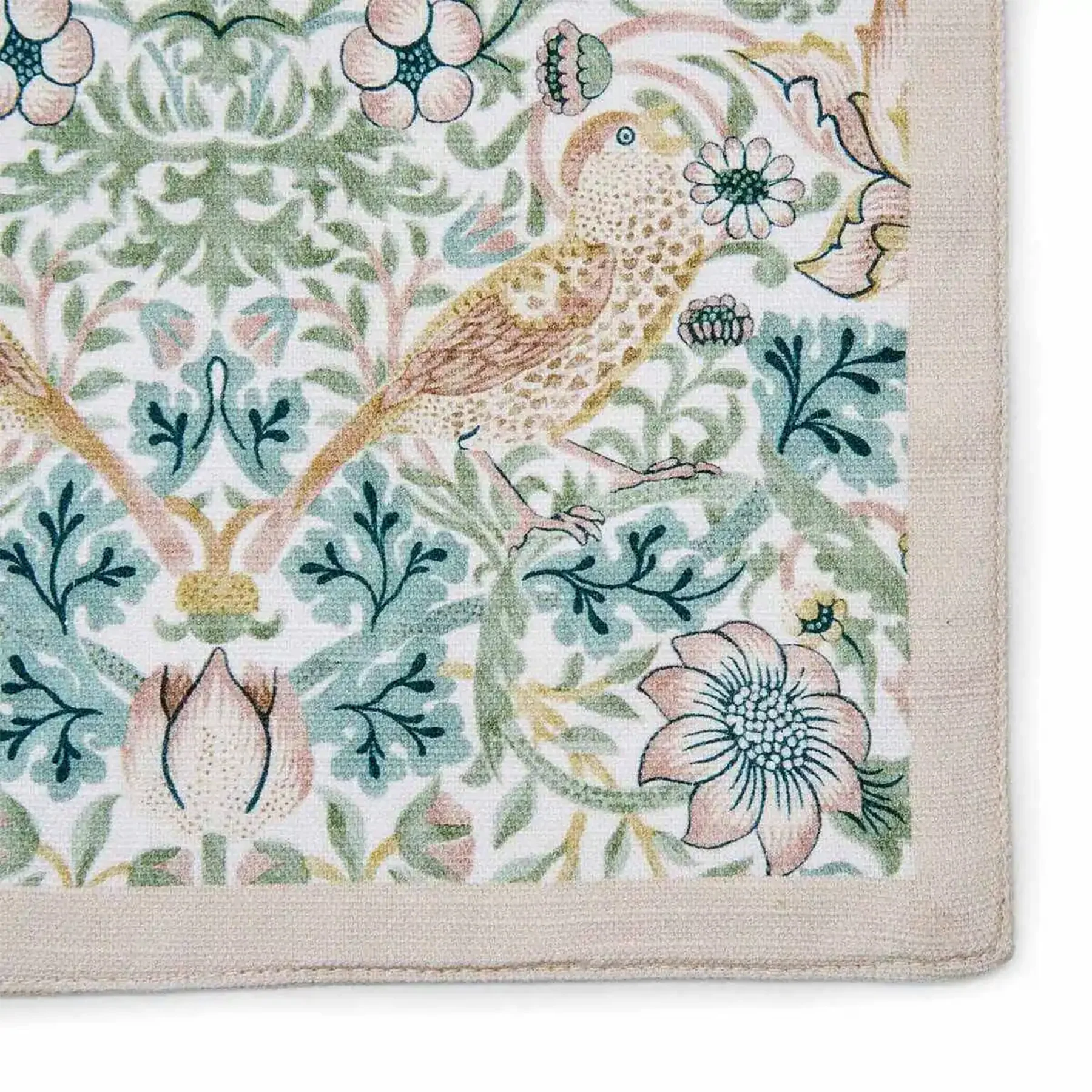STRAWBERRY THIEF COTTON NAPKINS - SET OF TWO - Image 4