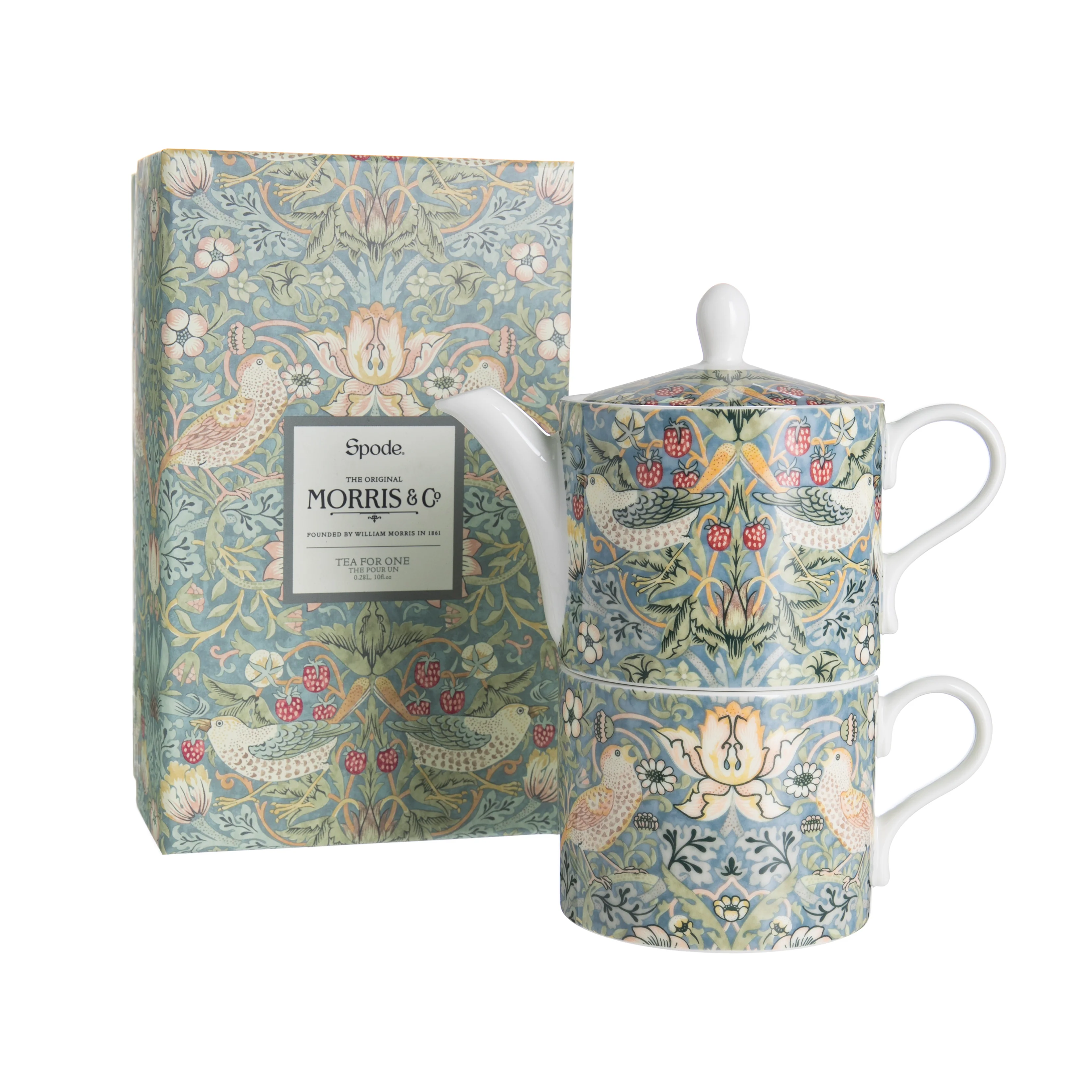 STRAWBERRY THIEF TEA FOR ONE SET