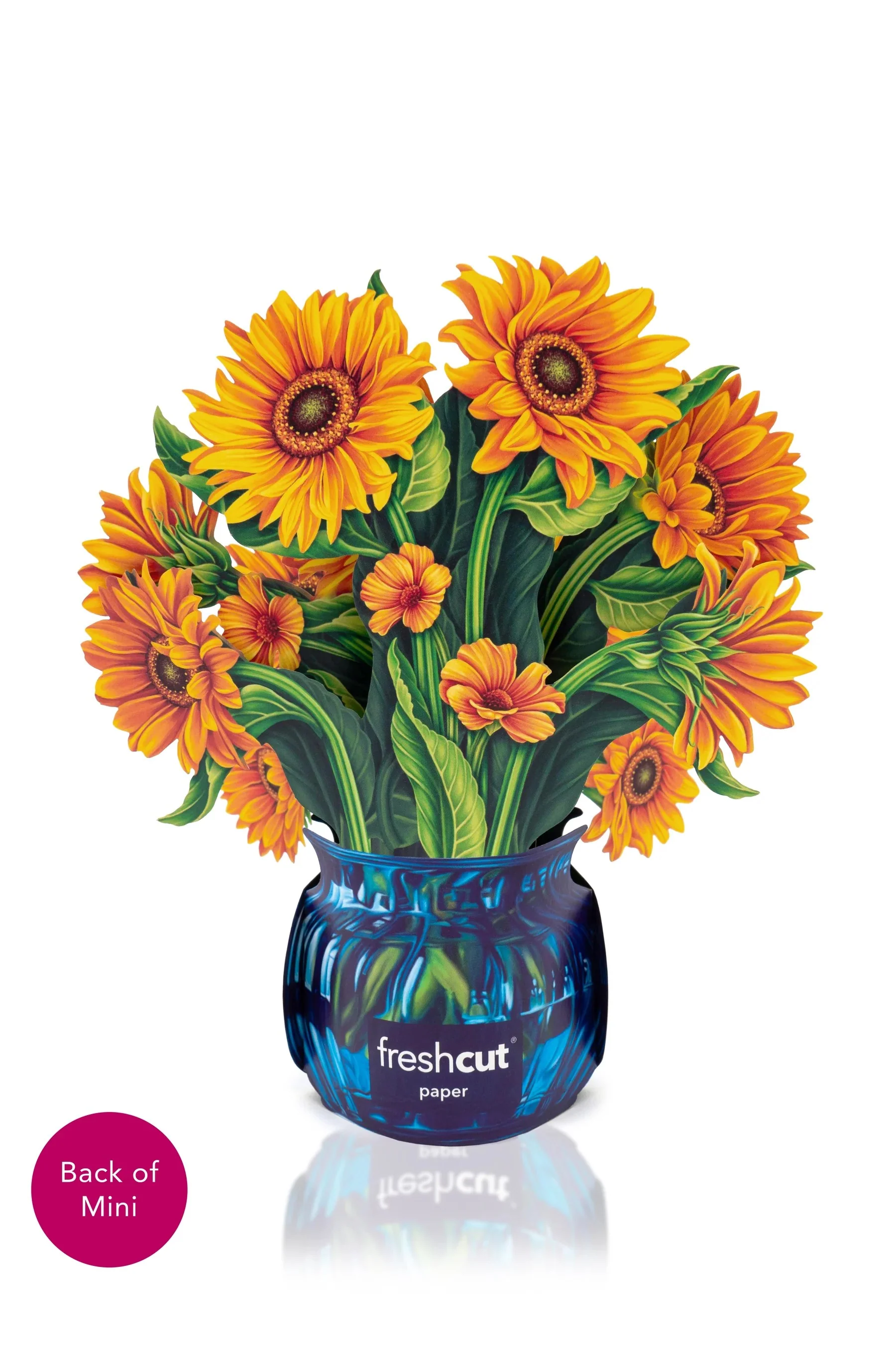 SUNFLOWER MINI POP-UP GREETING CARD - Image 3