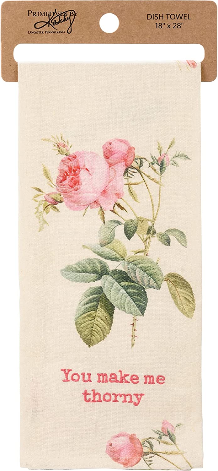 THORNY ROSE TEA TOWEL