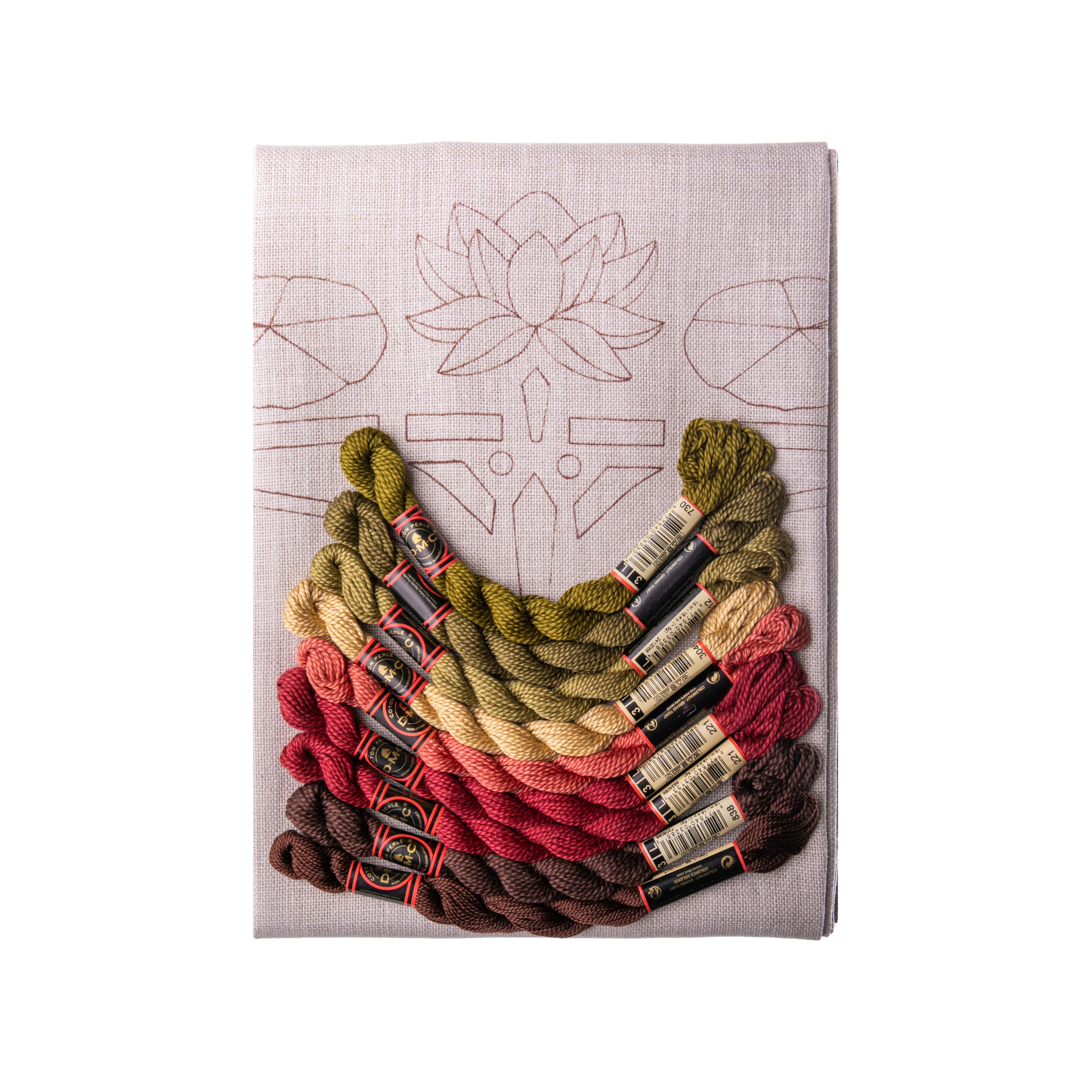 WATER LILY TABLE SCARF EMBROIDERY KIT - Image 3