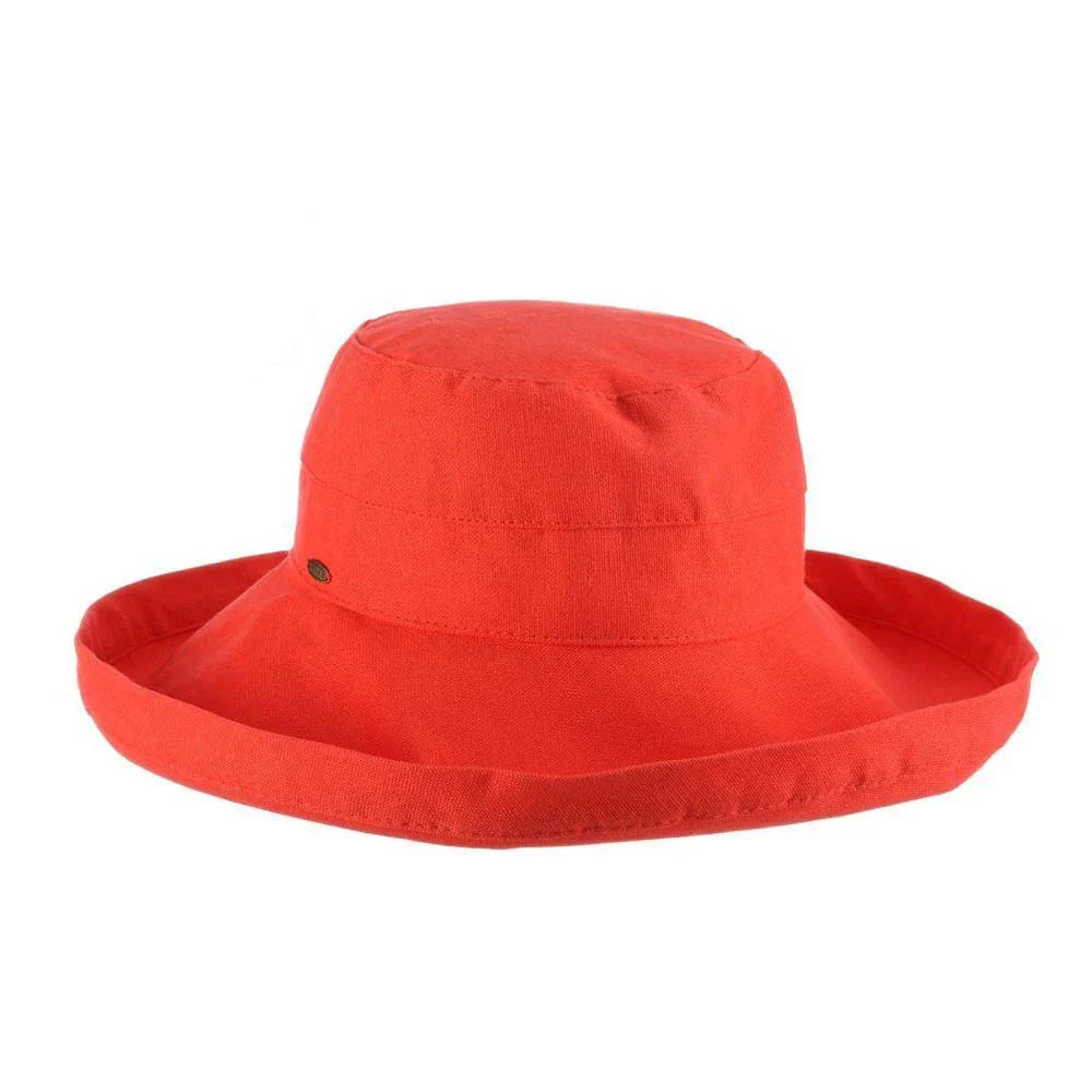 WIDE-BRIM COTTON SUN HAT - Image 5