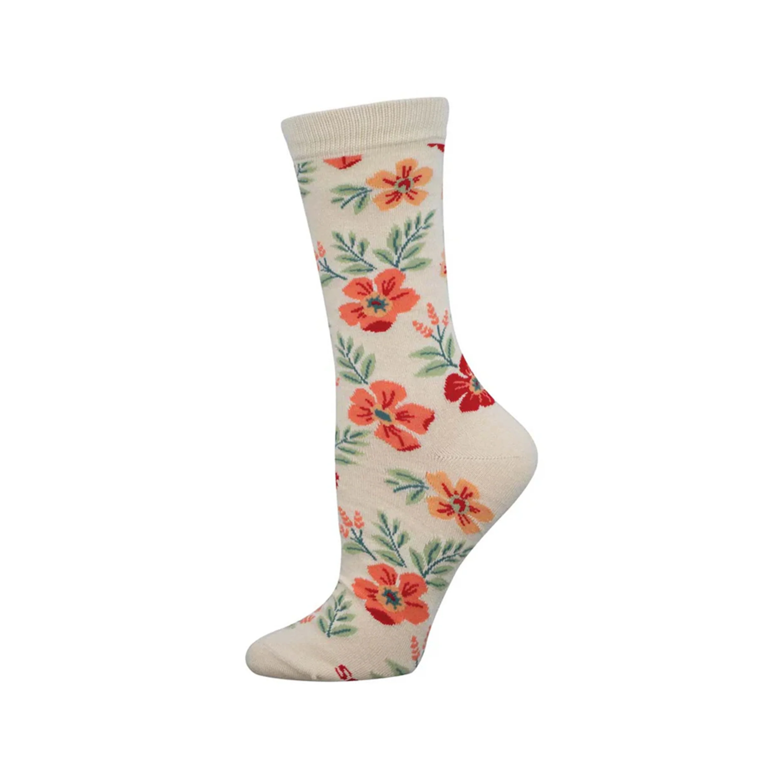 WILD FLOWERS SOCKS - IVORY