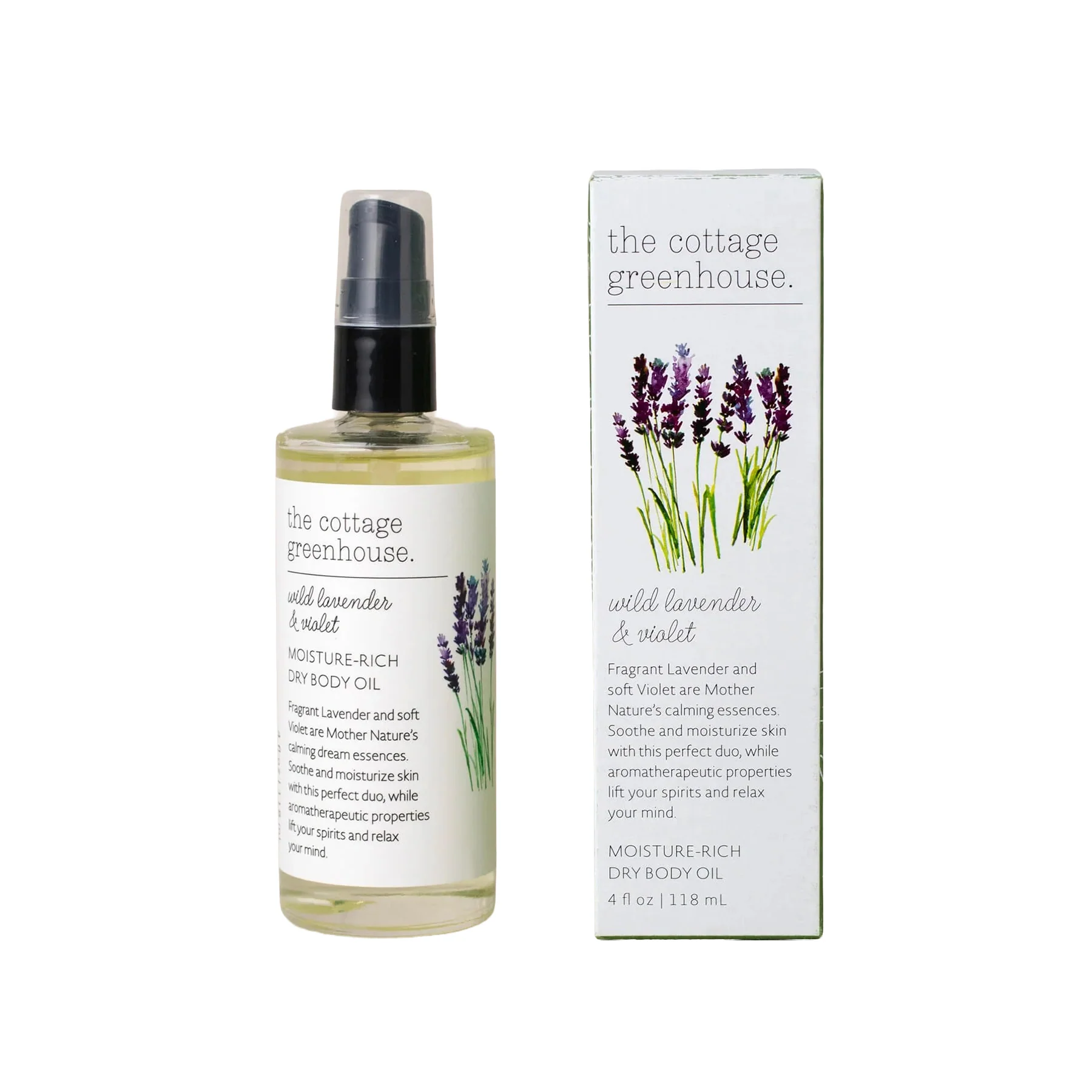 WILD LAVENDER AND VIOLET BODY OIL