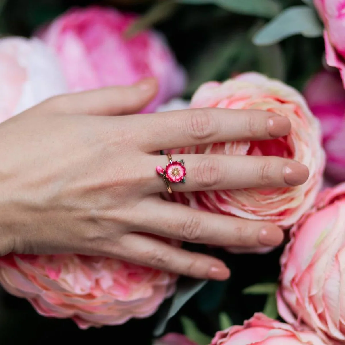 WILDFLOWER OPEN RING - Image 2