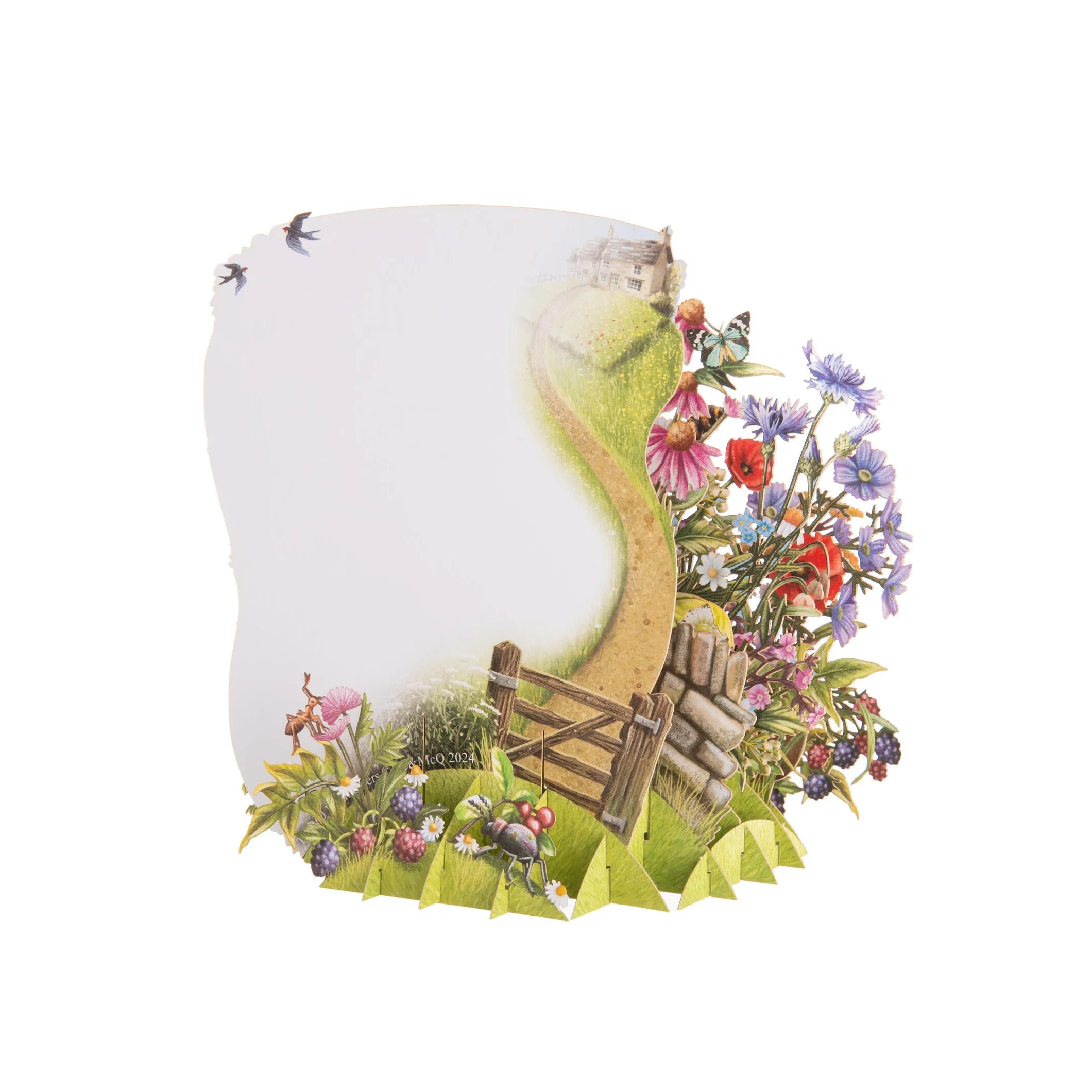 WILDFLOWERS POP UP GREETING CARD - Image 2