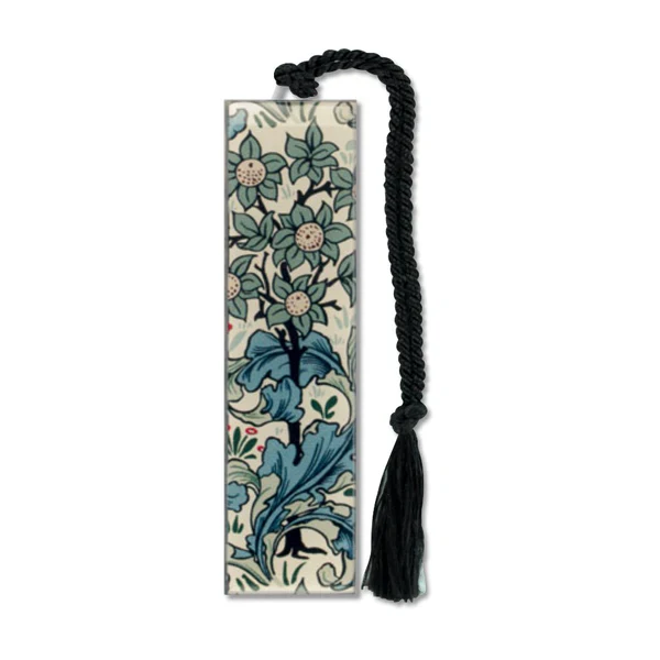WILLIAM MORRIS ORCHARD PATTERN METAL BOOKMARK