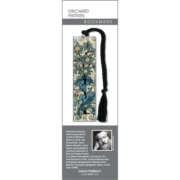 WILLIAM MORRIS ORCHARD PATTERN METAL BOOKMARK - Image 2