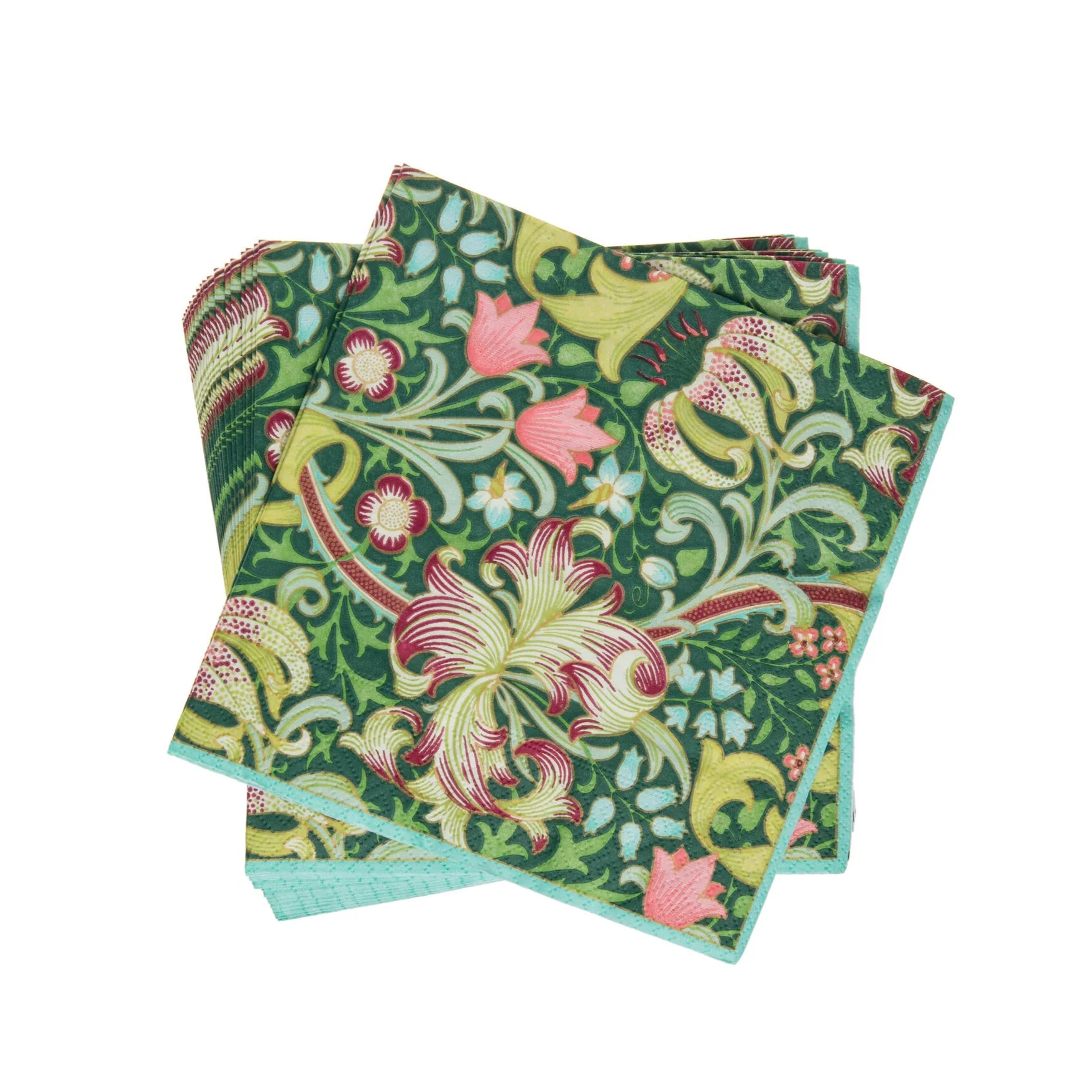 WILLIAM MORRIS GOLDEN LILY LUNCH NAPKINS
