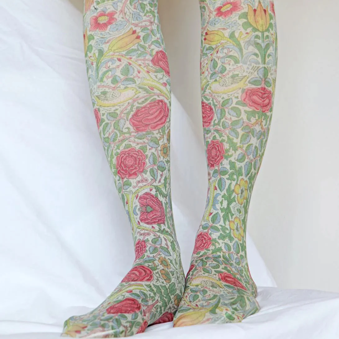 WILLIAM MORRIS ROSE TIGHTS - Image 3