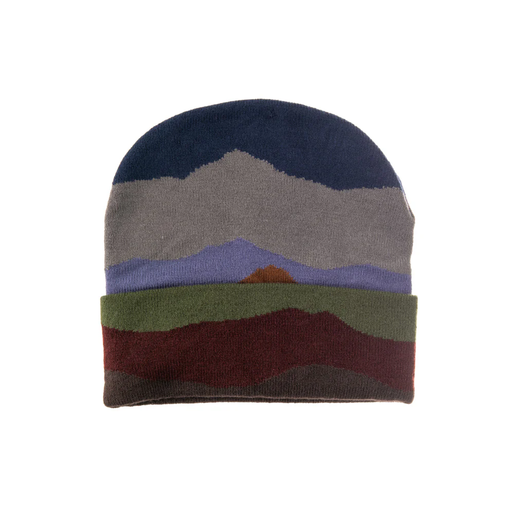 WINTER MOUNTAIN LANDSCAPE BEANIE