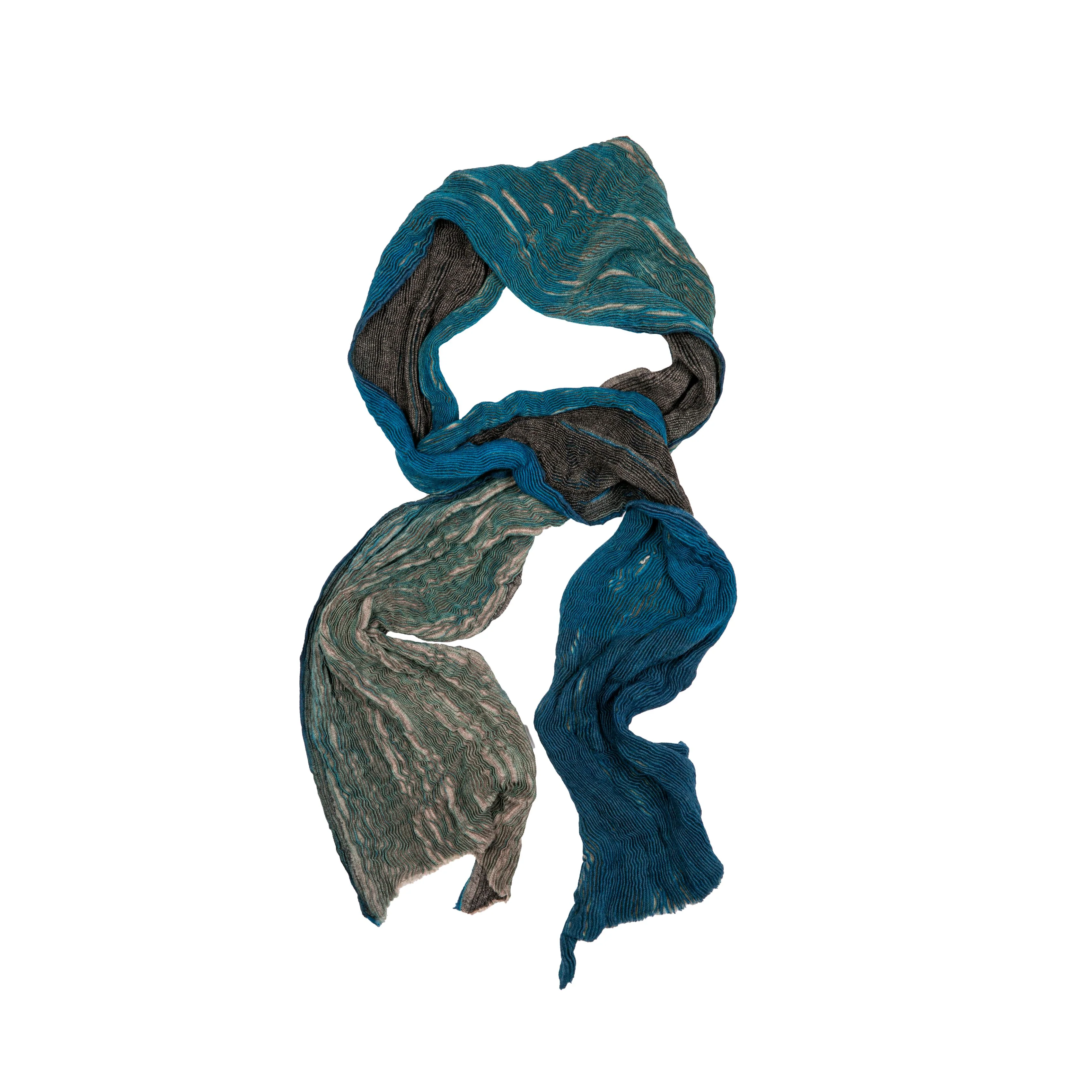 WOOL SHIBORI SCARF - Image 2