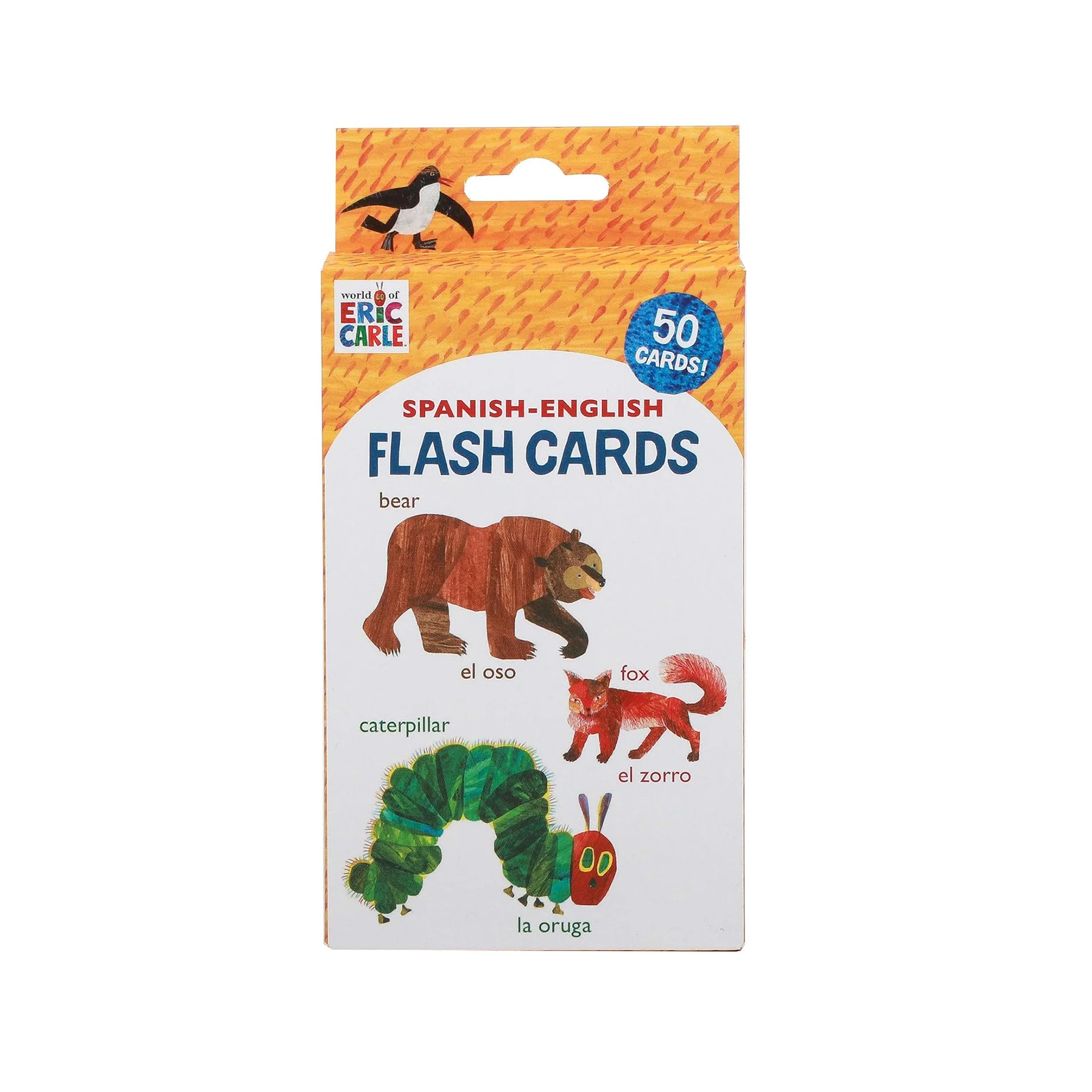WORLD OF ERIC CARLE SPANISH-ENGLISH FLASH CARDS
